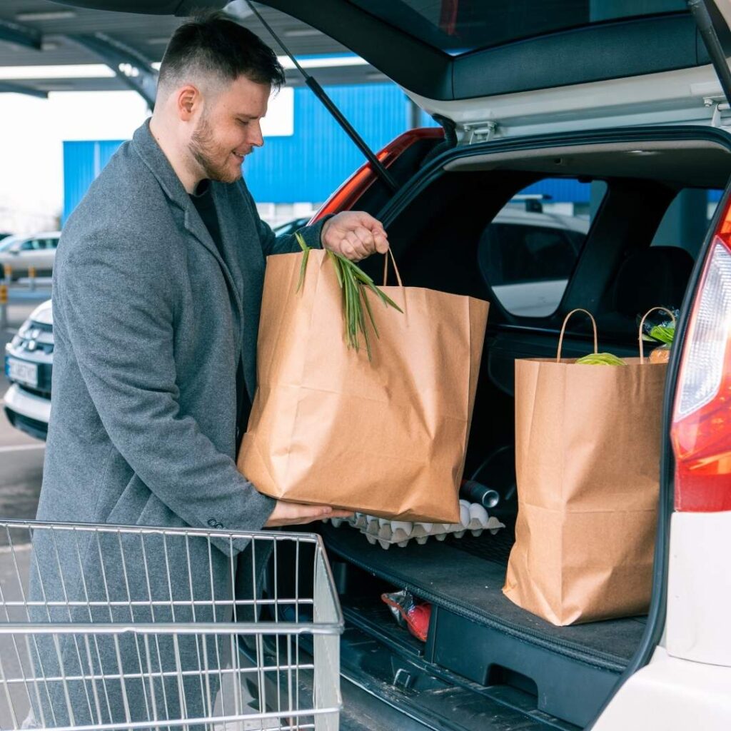 entrega de compras de supermercado en Los Ángeles