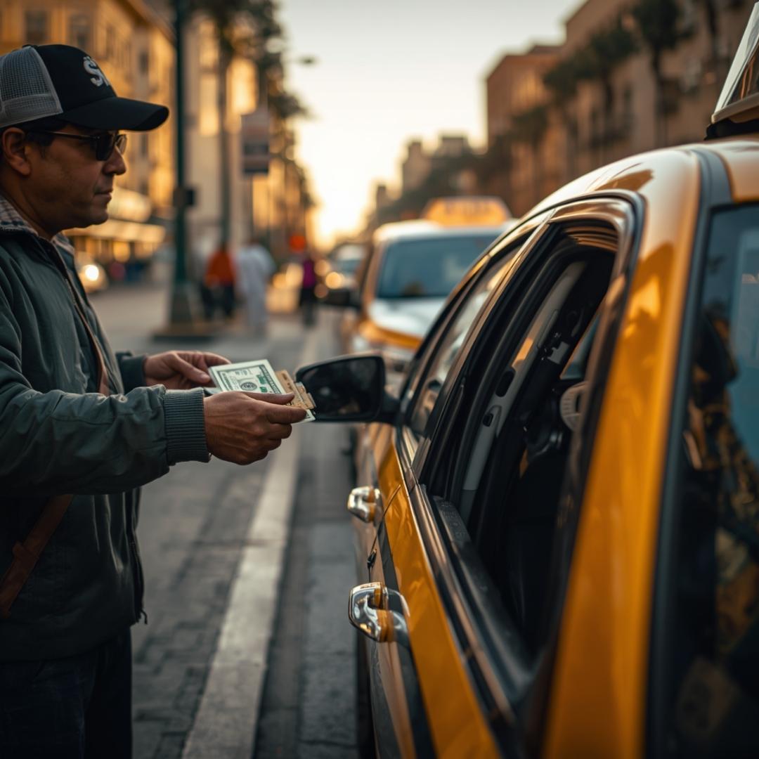 INICIO pago efectivo servicio taxi los angeles