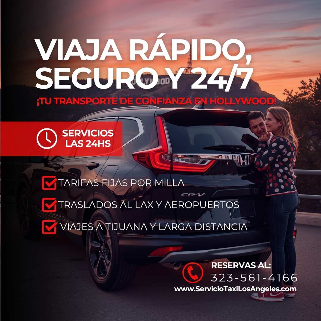 transporte confianza hollywood tarifas fijas